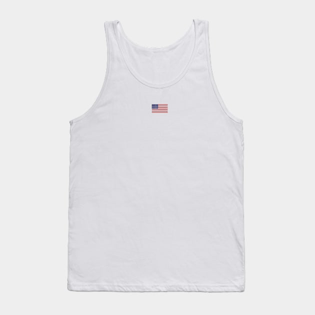 USA Flag Tank Top by blazineclothing